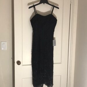 NWT NSR black laced dress